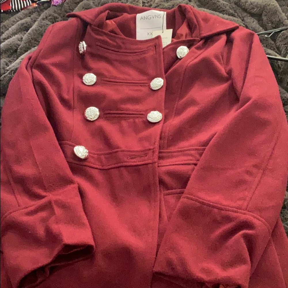 Short peat coat style jacket